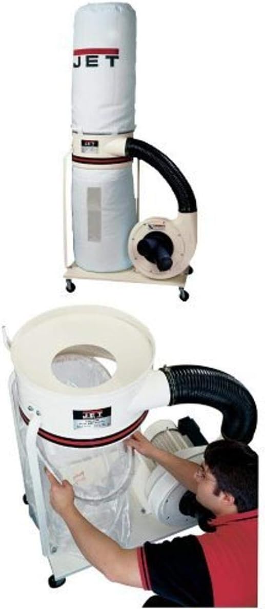 Jet DC1200VXBK3 Dust Collector 2HP 3PH 230/460Volt 30Micron Bag
