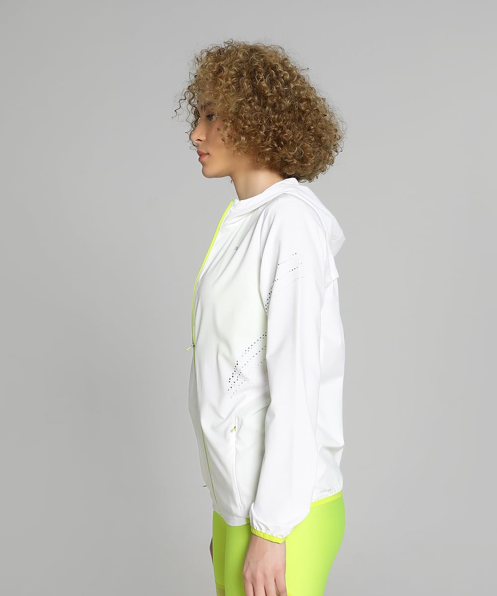 Puma Damen Run Ultraweave Hooded Jacket Laufbekleidung Laufjacke Puma White - Weiß S