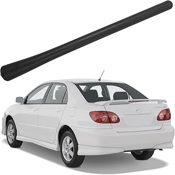 Rubber Antenna for Toyota Corolla 2003-2008, Toyota Corolla Antenna - 7 Inch Car Wash Proof, Internal Copper Coil Antenna Mast Replacement