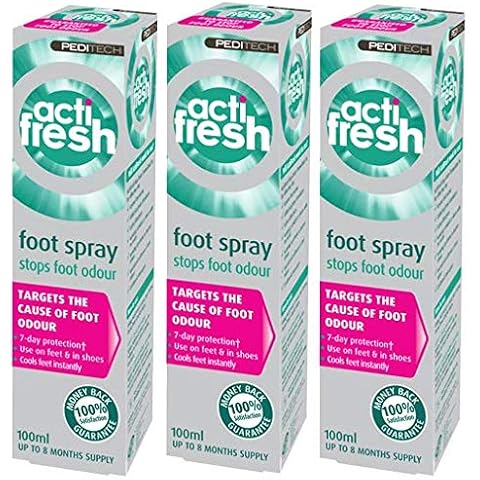 Triple Pack- PediTech Actifresh foot and shoe treatment Cover
