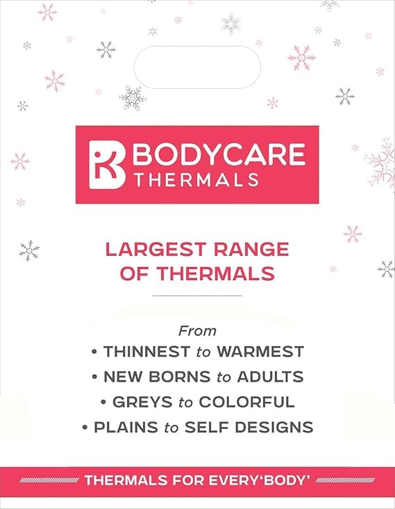 BODYCARE Girls Round Neck Full Sleeves Gold Plus Premium Range Thermals Vest for Very High Warmth 4