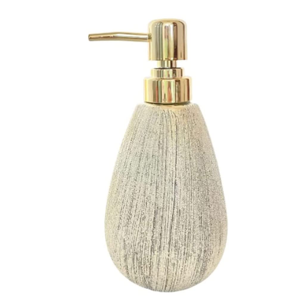 NZPOST Distributore di Sapone Ricaricabile Distributore di Sapone in Ceramica 13,5 oz/400 ml Distributore di Sapone da Bagno con Pompa Distributore di Liquido Ricaricabile Perdita