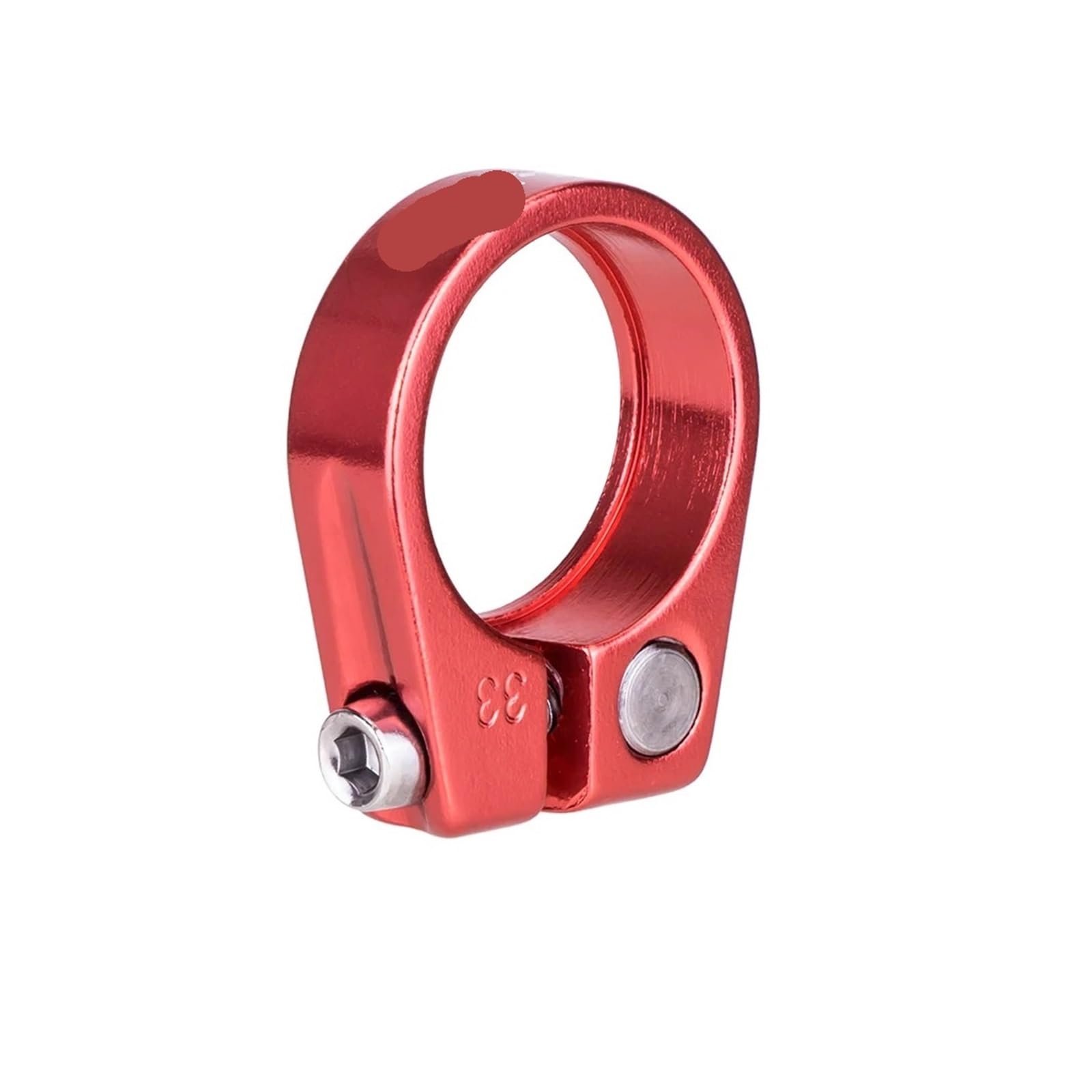 Morsetto reggisella a sgancio rapido, clip for tubo da 28,6/31,8/34,9 mm for parti della sella ciclismo su strada(JC205 Red 28.6)