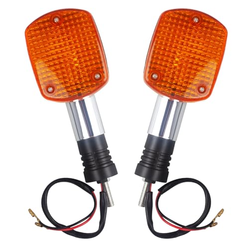Image of 2 Pcs 12V Motorcycle Turn Signals Blinker Light Aftermarket Replacement Accessory Fit for Honda Shadow VTX Steed Rebel Magna 250 400 750. (2 Pcs)