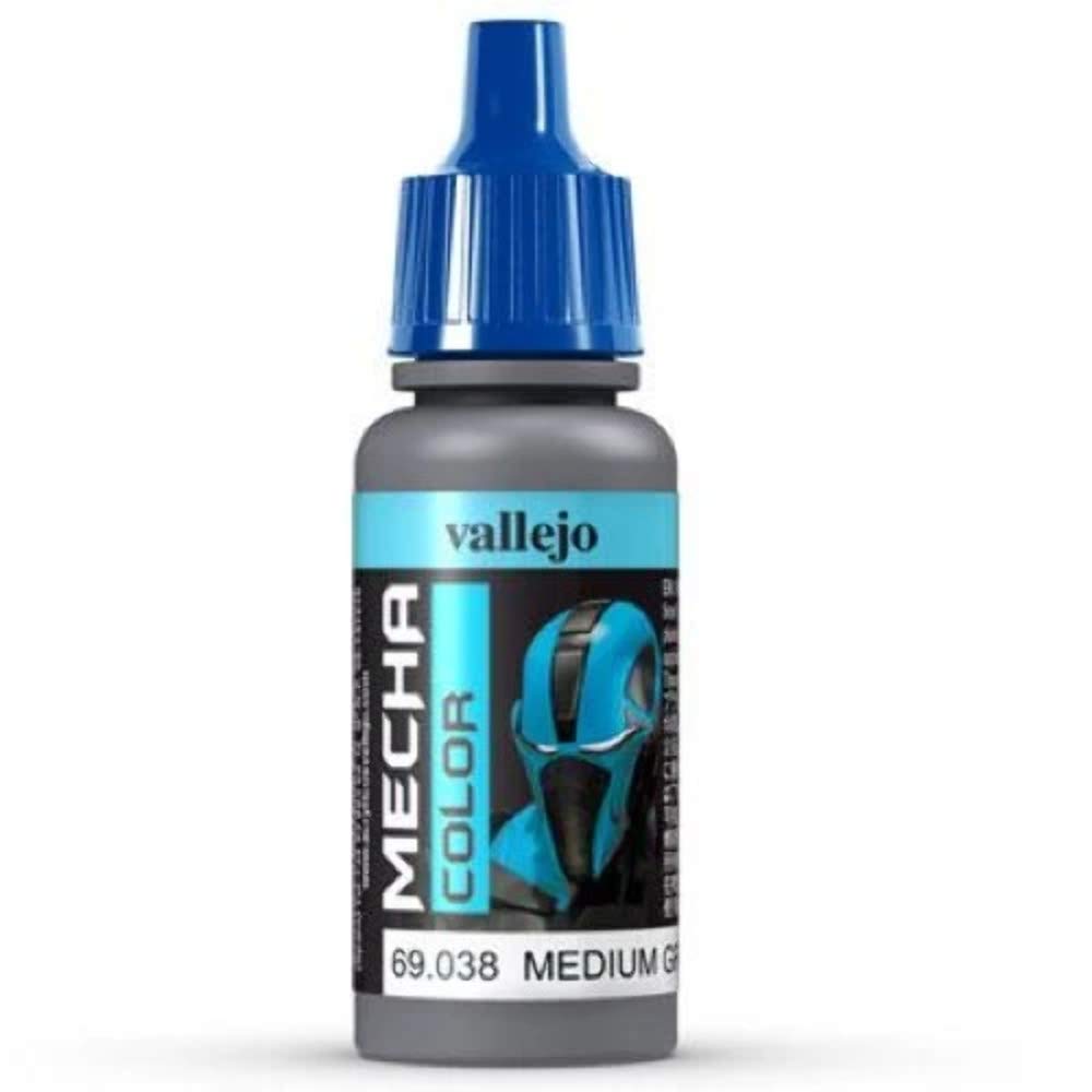 Vallejo 17 ml "AV Mecha Color" Acrylic Airbrush Colour - Medium Grey — image 1