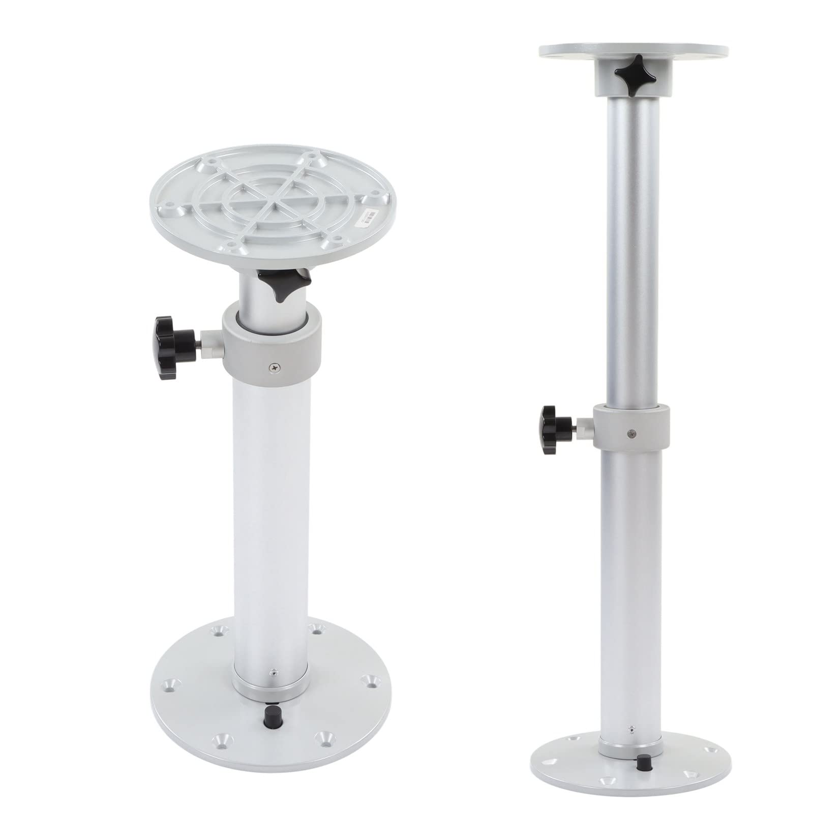 Gamba del Tavolo per Camper, Piedistallo del Tavolo, Gamba da 460 a 700mm Regolabile da Scrivania, Gambe Girevoli a 360 ° per Camper Camper Caravan Barca Yacht Casa