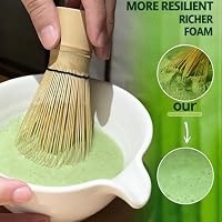 Clay&Fire Matcha Whisk, Handcrafted Bamboo Whisk for Matcha Powder (Yellow) — image 6