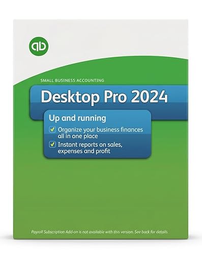Quick-Book Desktop Pro 2024 Retail Box Lifetime, 3 User