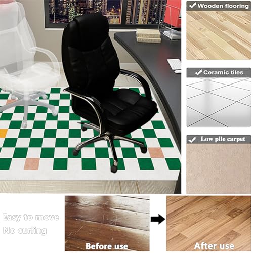 Tapis de chaise de bureau antidérapant pour éviter les rayures sur le sol