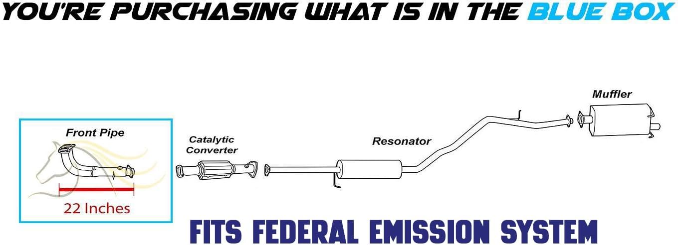 Exhaust Front Pipe Compatible for 1997-2001 Honda CR-V 2.0L | Stainless Steel | Northeastern Exhaust | Free Gaskets and Bolt Kit Included | Direct-Fit Replacement
