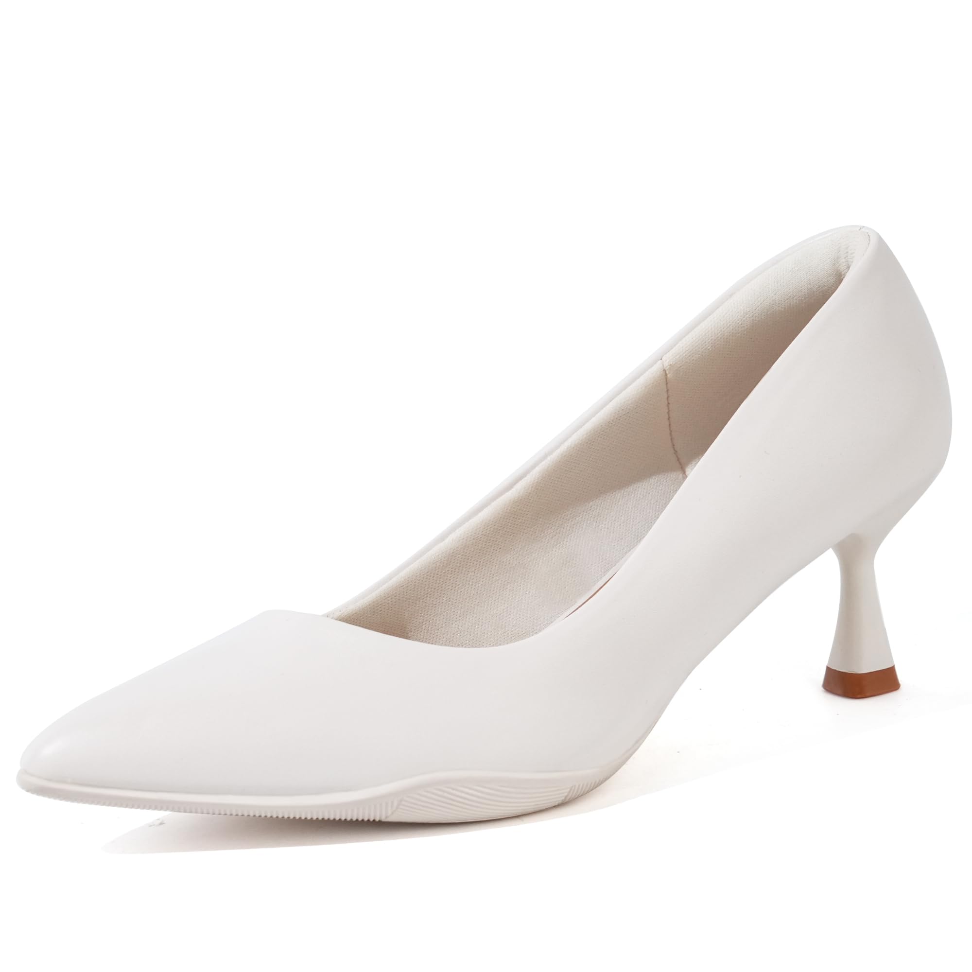 Women Comfortable Pumps Dress Shoes Mid Heel Work Heels