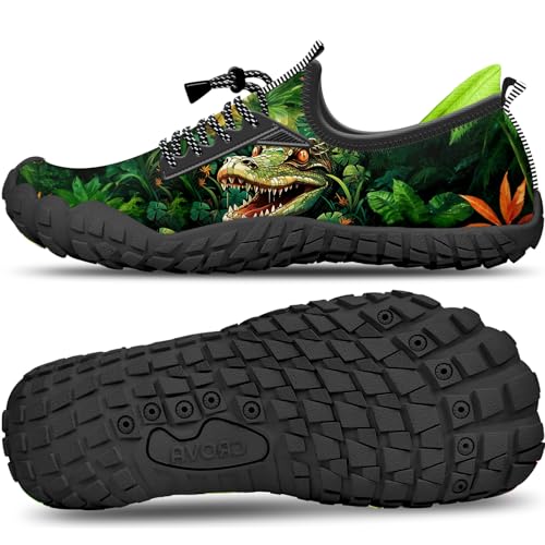 Image of Built-in Heel Grips Water Shoes for Kids Girls Boys Hiking Wide Barefoot Swim Beach Pool Big Kid