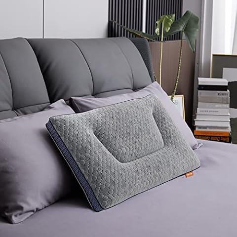 Sweetnight Pillows,Hotel Quality Firm Pillows for Neck Pain Sufferers/Side and Back Sleepers,Support Pillows with Graphene Pillows Cover,1Pack,40x75cm Cover
