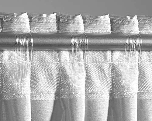 Home Basics Eskimo 085960-0903 Thermal Curtain 300 x 135 cm, Grey, W 53.1" x L 118.1" (1 Panels) - Image 4