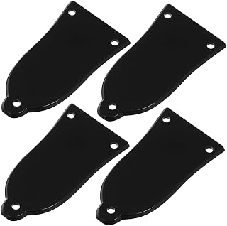 SUPVOX Electric Guitar Truss Rod Cover Black Plastic Bell-Shaped Guitar Adjustment Rod Cover Easy Install Protective Hardware Accessory