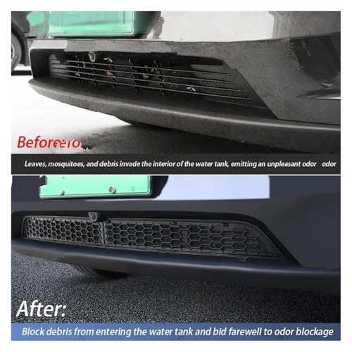 Grille ventilation intérieure protégeant la calandre de Model Y - 4