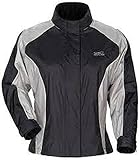 Tour Master Sentinel Women's Jackets Street Racing Motorcycle Rain Suit - Black/X-Large