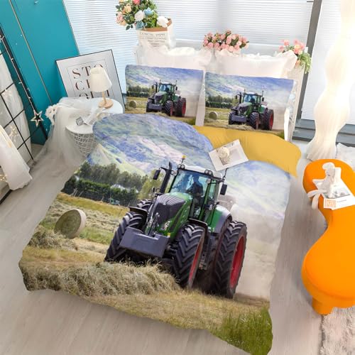 Kinder Bettwäsche Giraffe 155x220 - 3er Set Mikrofaser