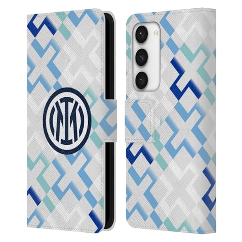 Inter Milan Maillot Extérieur Étui Cuir Samsung S23 5G Supporter au Quotidien