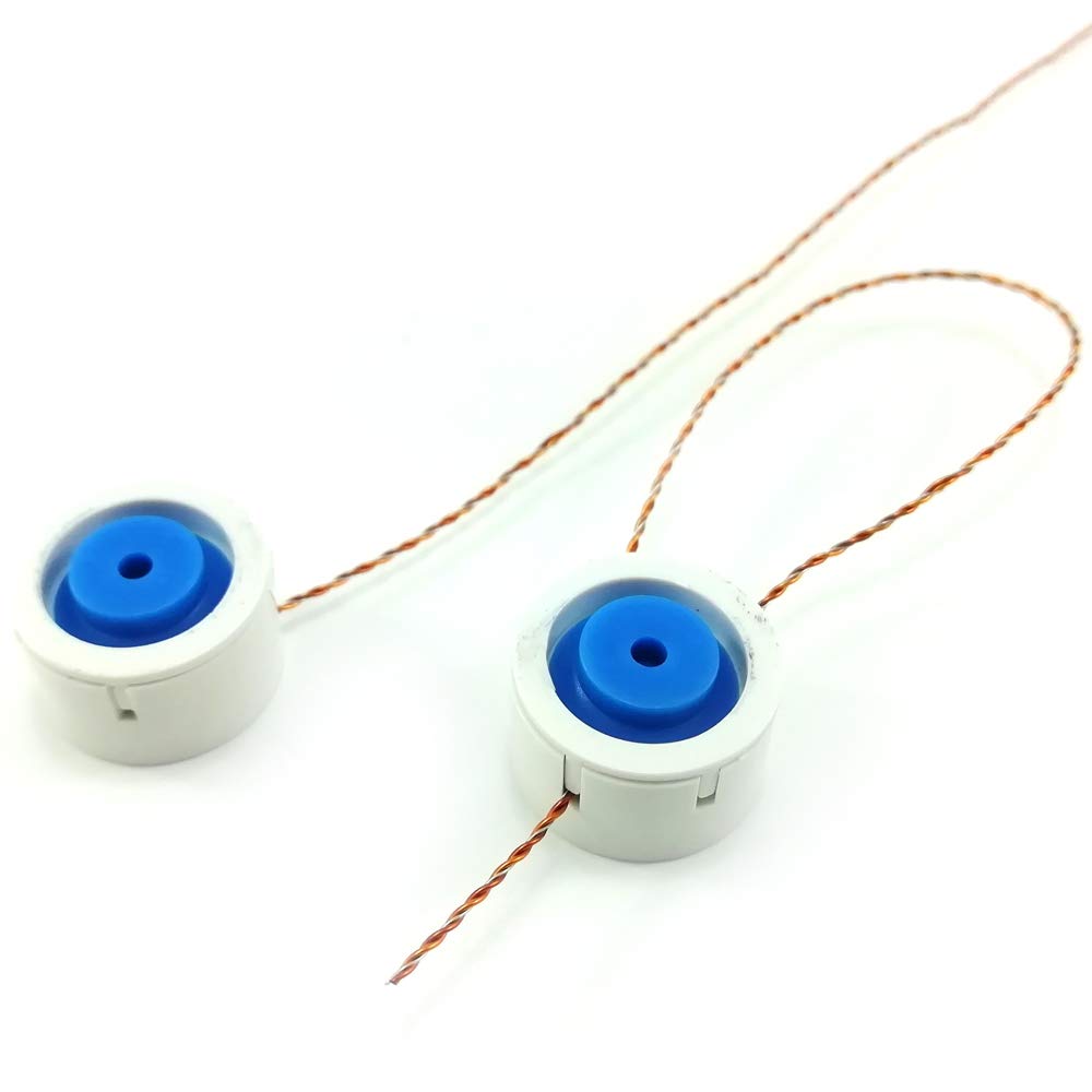 WUBAO(R) Security Water Meter Seals Tamper Evident Numbered Secure Tag with 12cm Copper Wire 100pcs X Blue)