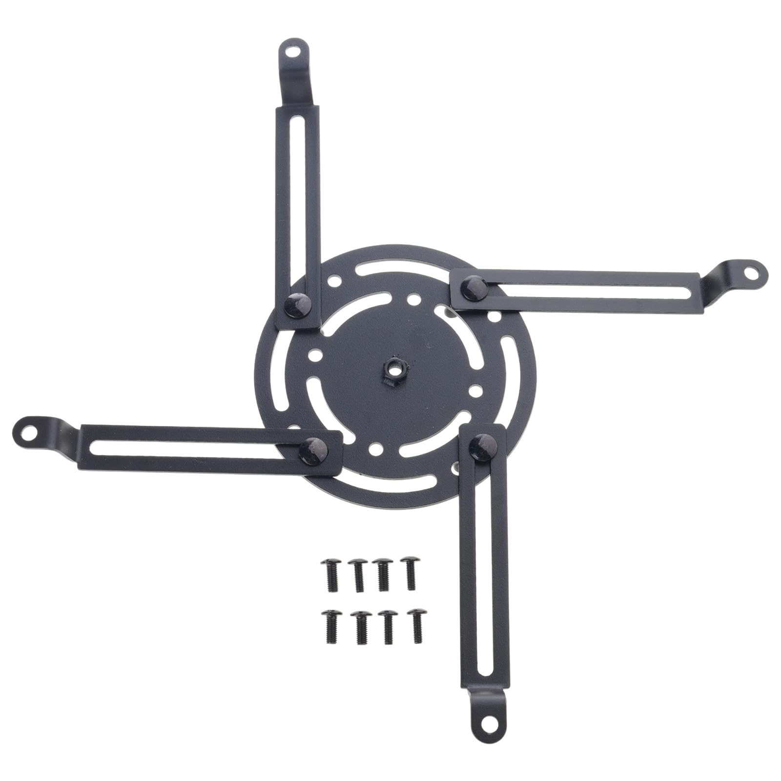 CAZSTYK Multiple Purpose 4 Prong Projector Stand Multifunction 4 Arm Projector Systems Upgrades for Various Installation Needs Slide Mounting Parenthesis