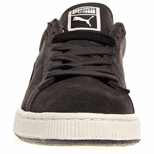 Image of PUMA Suede Classic Leather Formstrip Sneaker,Dark Shadow /Black,6 D(M) US