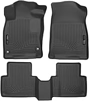 Husky Liners Weatherbeater Floor Liners for 2016-2021 Honda Civic Coupe/Sedan/Hatchback & Insight - Front & Rear Black 3-Piece Set
