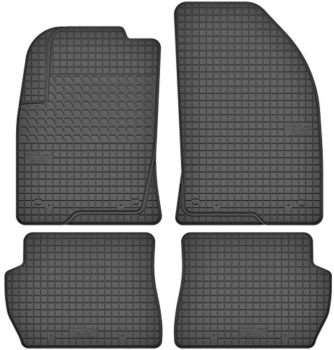 Jeu de tapis de sol en caoutchouc pour Ford Fiesta MK5 (02-08) / Fusion (02-12) / Mazda 2 I (03-07) - Ajustement parfait