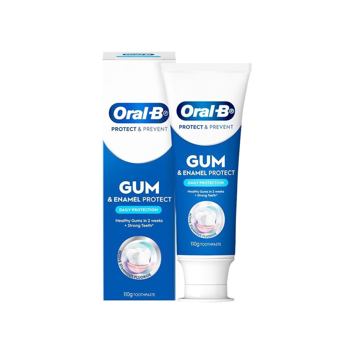 Oral-B Gum Care and Enamel Restore Toothpaste, Smooth Mint, 110g