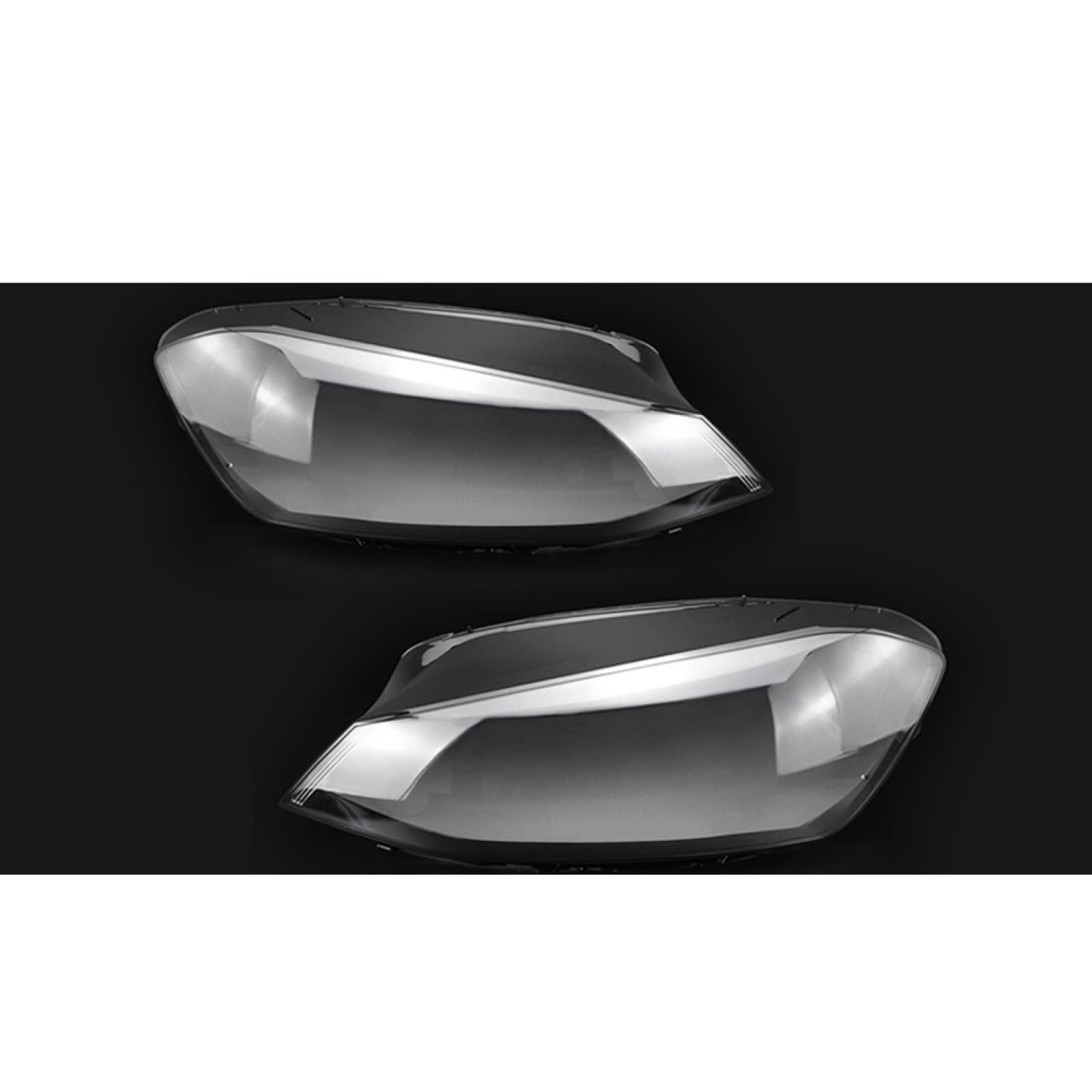Przednie reflektory samochodowe szklane reflektory przezroczyste klosz lampy osłona reflektora zamiennik obiektywu do VW MK7 Golf 7 GTI 2014-2017