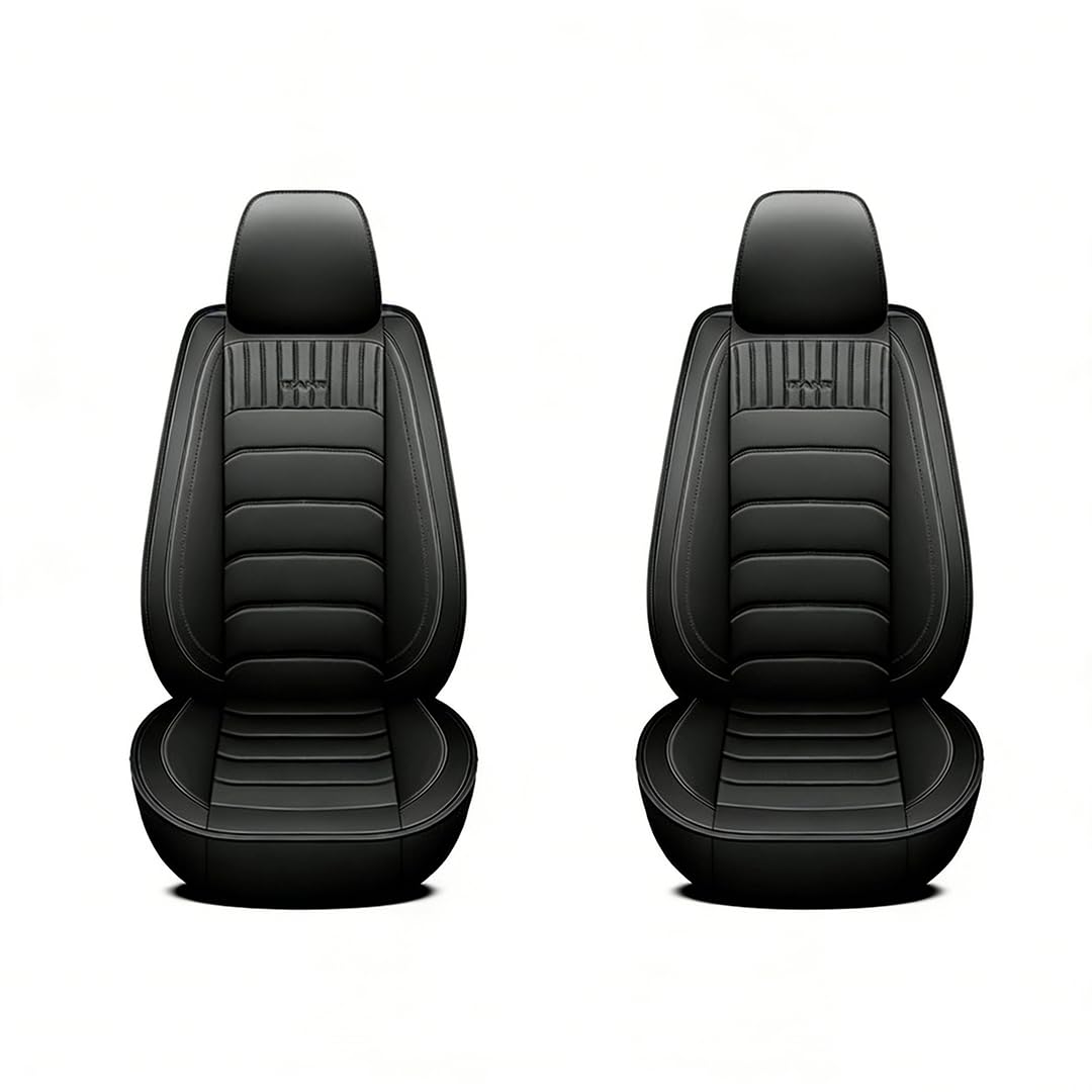 RSCBB 2 Pcs Front / 5 Seats Complete Set Car Seat Covers For Maserati Biturbo / 222/222 E SE SR 4V /422/425 / 430/430 4V / 228, All-Weather Use Car Seat Covers Waterproof Wear-resistant