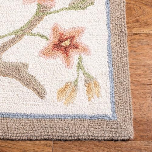 Image of Sifa Carpet Crafted with Care: Premium Hand-Tufted Wool Carpets Royanna Traditional Design Handmade Area Rugs, for Your Room Beige Color Size 7x10 feet (210x300cm)