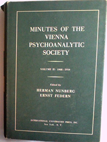 Minutes of the Vienna Psychoanalytic Society, 1908-1910: 2
