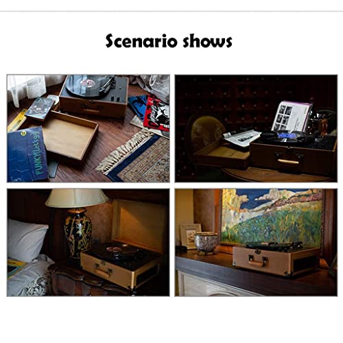 TAISK Tourne-Disque rétro, boîte à Musique de Style Vintage en Bois Naturel, Tourne-Disque avec Haut-parleurs stéréo… - Les Beatles, Paul McCartney, John Lennon, RIngo Starr, George Harrison TAISK Tourne-Disque rétro, boîte à Musique de Style Vintage en Bois Naturel, Tourne-Disque avec Haut-parleurs stéréo… – Image 7