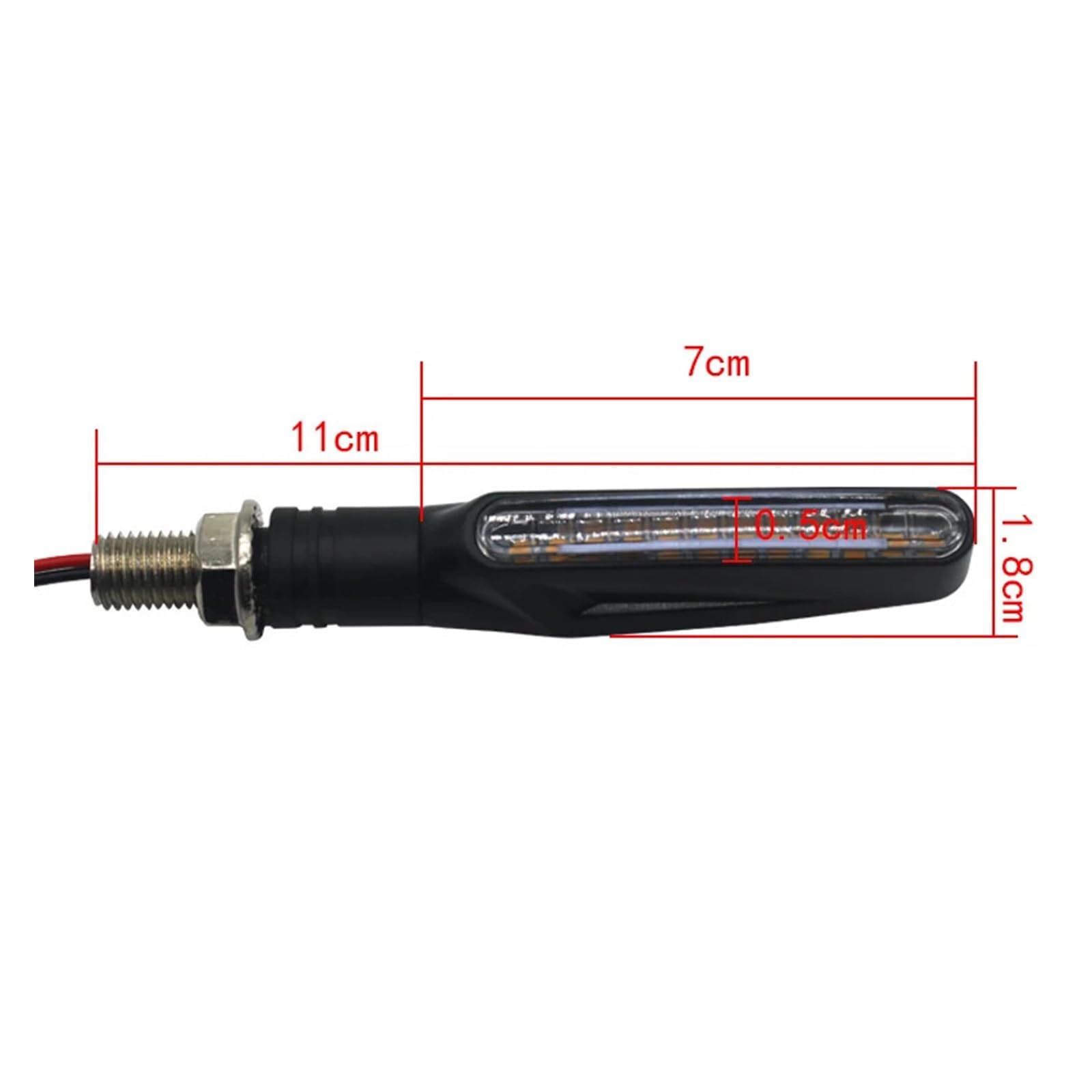 Indicatori di direzione per moto a LED Luce 12 SMD Coda Indicatoris Motos