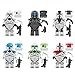 NBMNN Star Wars: Republic Commando Figure Giocattolo, Set Giocattoli per Bambini Calendario Dell'avvento Giocattoli da Costruzione Compatibile con Lego(6pcs)