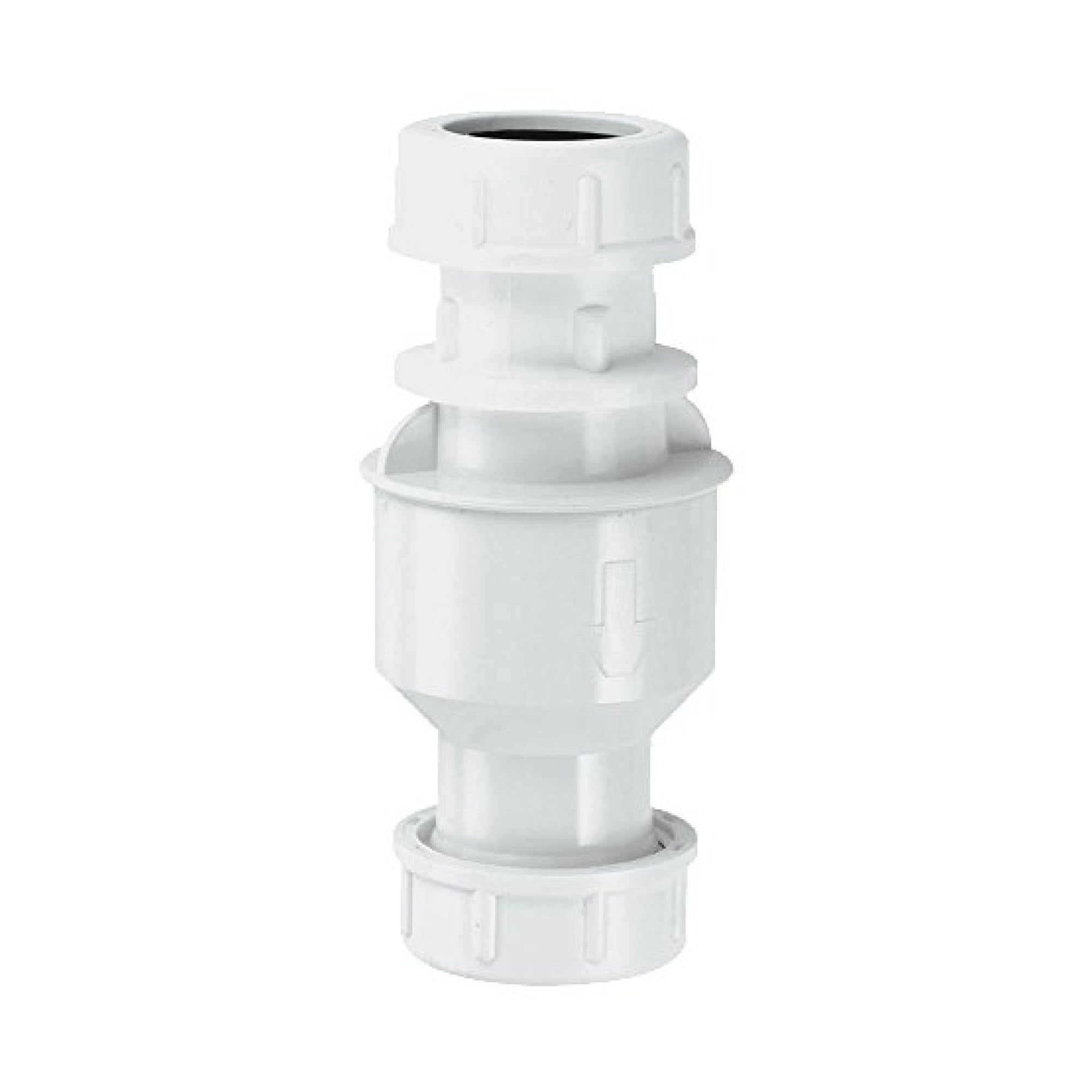 McAlpine CONVALVE in-Line Vertical Non-Return Valve, White