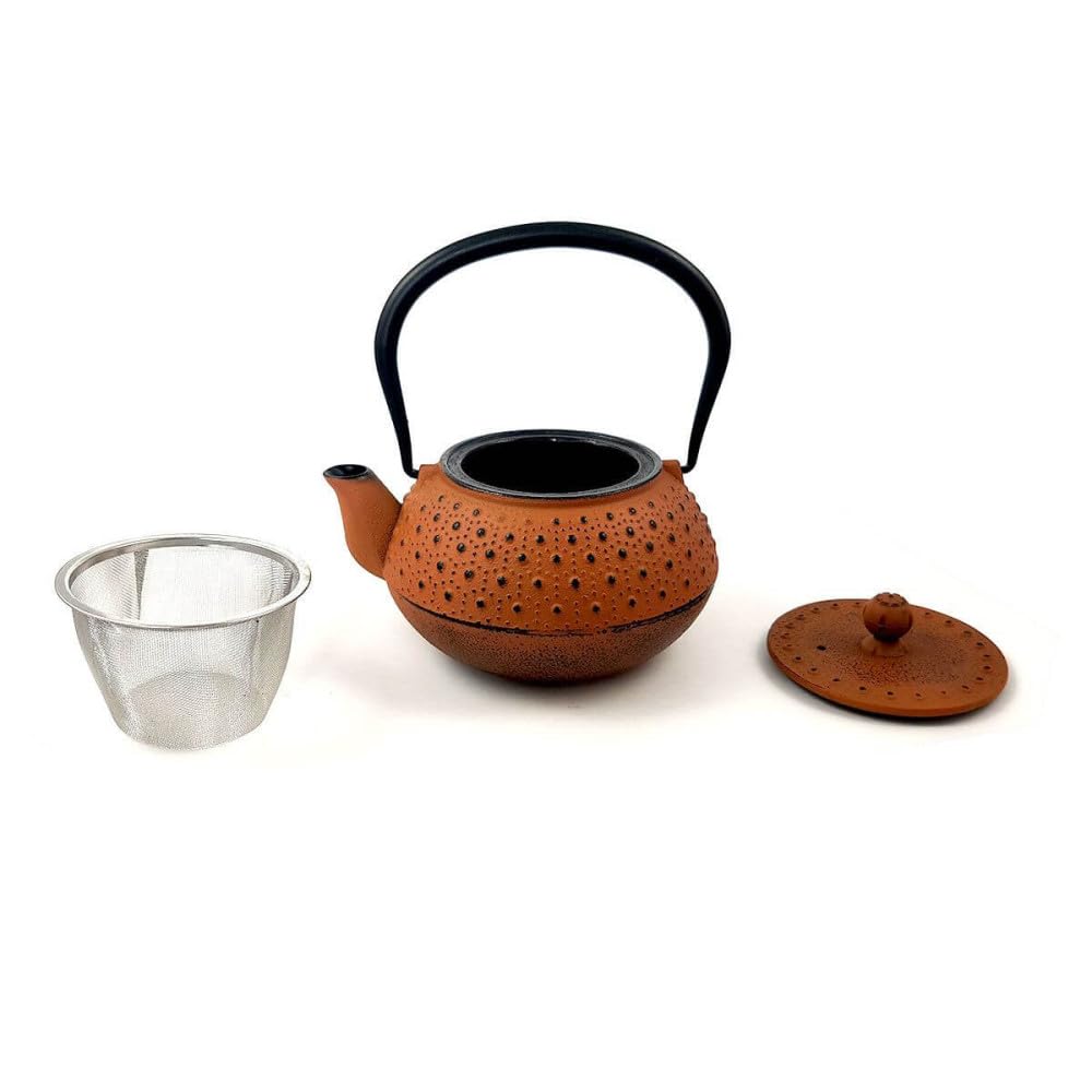 Tetera de hierro fundido (1 L), color verde