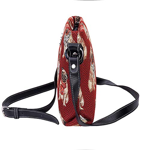 Image of Signare Tapestry Crossbody Bag Sling Shoulder Purse for Women