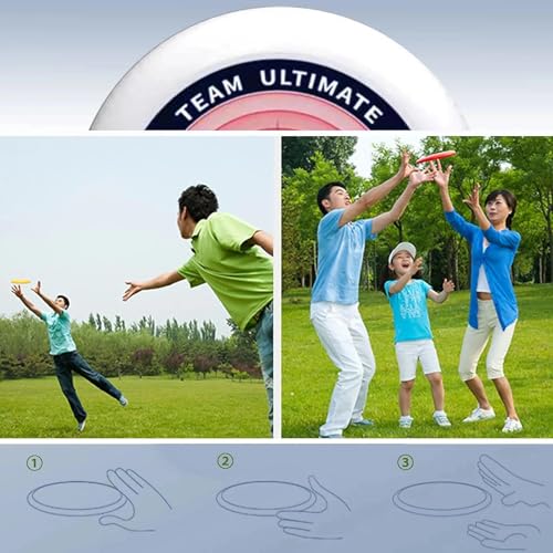 txuzong Frisbee Hochwertig für Ultimate Frisbee & Freizeitsport | Profi Frisbee aus PE Material | Perfekt für Familie, Strand, Park & Wettbewerbe | Blau Weiß