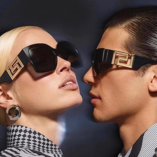 Big Frame Sunglasses Female Wide Leg Sun Glasses Male Street Shot Glasses3