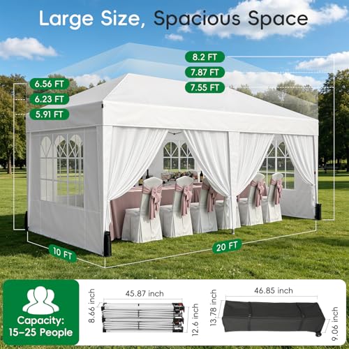 Driftalia 10x20 Pop Up Canopy