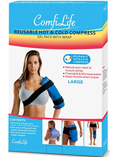 Flash Sale ComfiLife Ice Packs for Injuries – Reusable Hot & Cold Pack with Wrap – Flexible Gel Pack Ice Wrap for Back Pain, Knee, Shoulder, Neck, Hips – Heat & Cold Therapy Relief – Large Flash Sale ComfiLife Ice Packs for Injuries – Reusable Hot & Cold Pack with Wrap – Flexible Gel Pack Ice Wrap for Back Pain, Knee, Shoulder, Neck, Hips – Heat & Cold Therapy Relief – Large