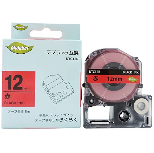 KING JIM TEPRA テープカートリッジ 12mm キングジム テプラ PRO 用 互換 テープカートリッジ 12mm幅 48色