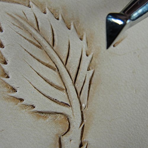 Stainless Steel Barry King - #2 Smooth Triangle Beveler Stamp (Leather Tool)