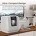 COMFEE' Countertop Dishwasher, Portable Dishwasher with 6L Built-in Water Tank, Mini Dishwasher with More Space Inside, 7 Programs, UV Hygiene& Auto Door Open, for Apartments, Dorms& RVs, White