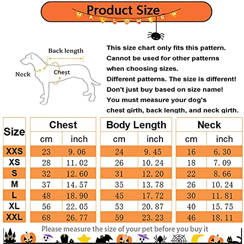 DOGGYZSTYLE Halloween Kürbis Hund Pullover Haustier Kostüm Fashion Urlaub Party Puppy Geschenk für Hunde und Katzen (Kürbis-A, S)