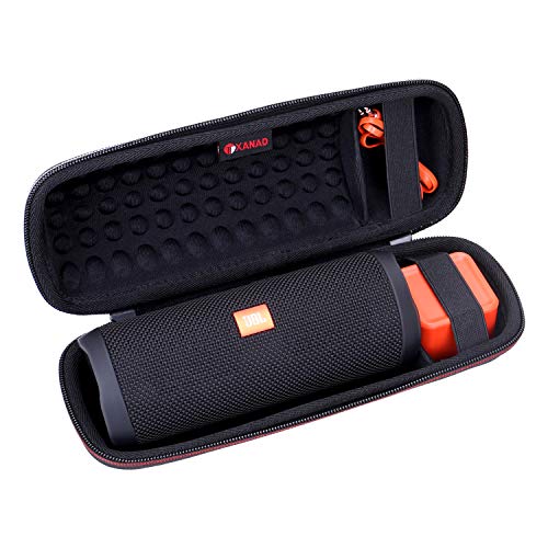 Image of XANAD Case for JBL Flip 4 /3 or Flip Essential 2 /1 or JBL Grip or Sonos Roam 2 /1 Waterproof Portable Speaker, Black