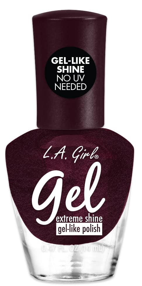 LA Girl, Extreme Shine Gel Cabernet, 0.47 fl oz