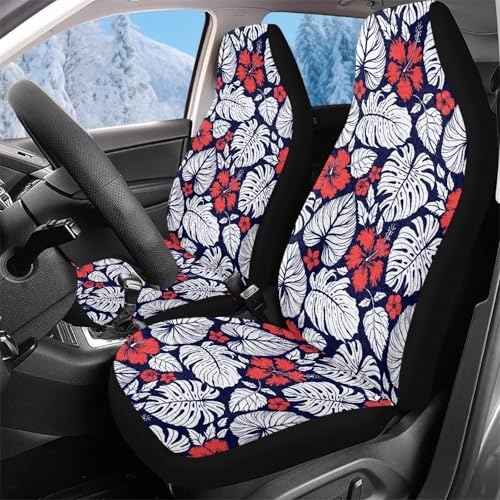 Housse de siège auto tropicale 52x138 cm pour sièges avant de voiture et berline